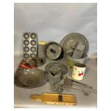 Metal Kitchen Utensils and Bakewares