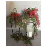 (2) Lanterns w/ Candles