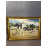 L.W. Longenecker 1991 Oil Painting "A Quaker