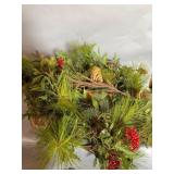 Artificial Pine Wreaths and Garland Lot