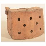 Antique Primitive Wood Fishing Creel