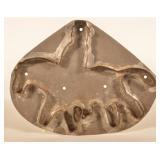 Large Antique Man on Horseback Tin Cookie Cutter