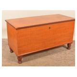 Comb-Painted Manheim, PA Dovetailed Blanket Chest