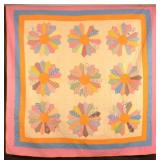 Antique Dresden Plate Quilt