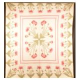 Antique Marie Webster Poppy Quilt