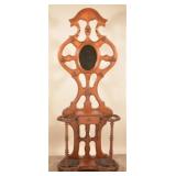 Victorian Oak Hall Tree