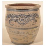 Heavily Decorated 2-Gal. Hamilton & Jones PA Crock