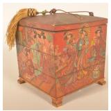 Vintage Chinese Export Stacking Jewelry Box