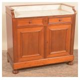 Marble-Top Cherry Dresser