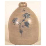 Easton, PA Freehand-Decorated Stoneware Jug
