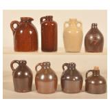 Little Brown Scratch Jug & Other Miniature Jugs