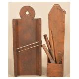 Pipe Box & Cutting Board w/ Lollipop Handle