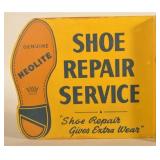 Neolite Shoe Repair Service Vintage Flange Sign