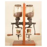Arcade Double-Mounted Wall Coffee Grinder Display