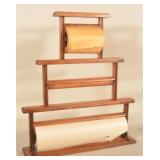 3-Tier Wood Country Store Paper Dispenser