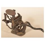 Cast Iron Tabletop Business Card/Letter Press