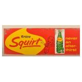 Embossed Squirt Single-Sided Soda Sign