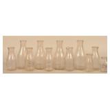 Collection of Lancaster, PA Milk Bottles