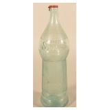 Large Glass "Smile" Soda Display Bottle