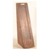 Hamilton Mfg. Co. Wood Canted Store Fixture