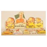 Collection Butter Nut Die-Cut Cardboard Signs