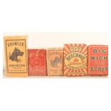 Group Antique Tobacco Packages