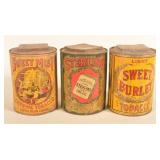 Sterling, Sweet Burley & Sweet Mist Tobacco Tins