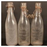 Three "A.Bube" Brewery Mount Joy, PA Beer Bottles