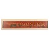 "Easy Pull Hoosier" Painted Harvester Sign