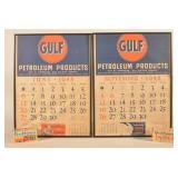 Gulf Oil Framed Calendars & Product