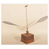 Antique Wind-Up Countertop Store Fan