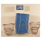 Handy Folding Pail Grocery Store Vintage Display