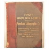 Rare American Lithograph Co. Cigar Box Sample Book