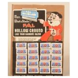 What A Pal! Easel-Back Figural Razor Blade Display