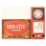 Iron City Pittsburgh Brewing Co. Sign & Calendar