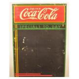 1934 Coca-Cola Advertising Menu Chalkboard