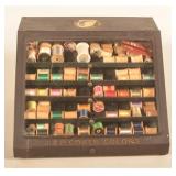 J&P Coats Metal & Glass Store Counter Display