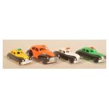 Hubley Kiddie Toy Plastic & Metal Taxi Cars