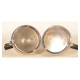 Pair J.W.Brown Parabeam Antique Auto Headlamps