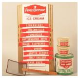 Vintage Pensupreme Ice Cream Sign & Containers