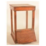Country Store Glass & Wood Countertop Chip Case