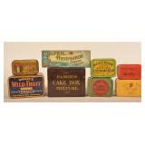 Collection Antique Tobacco Tins Incl. Wild Fruit
