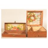 Two Country Store Seed Display Boxes