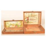 Two Mandeville & King Superior Flower Seed Boxes
