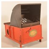 Rare Wood & Tin 19th C. Poultry X-Ray Egg Tester