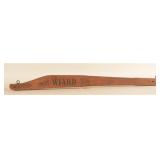 Stenciled Wood Wiard Plow Co. Farm Piece