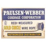 Self-Framed SST Paulsen-Webber Wire Rope Sign