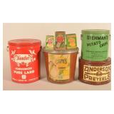 Vintage Lancaster, PA Advertising Tins
