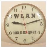 WLAN Lancaster Radio Station Advertising Clock