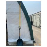 Shovel and Mr. LongArm Flow-Thru Scrub Brush